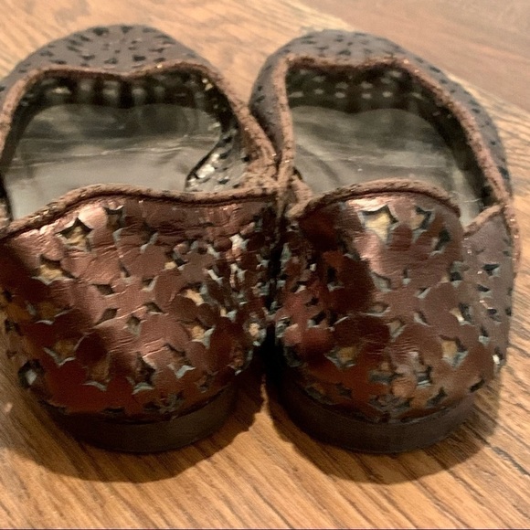 JIMMY CHOO Momo bronze leather ballet flats. Size 38.5. Made in Italy - Picture 5 of 8